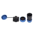 thumbnail image 2 of Conector De Alimentación De Aviación, 45A Tuerca Trasera 380V PA66 Conector De Enchufe Impermeable Chapado En Oro Antioxidante Para Equipos Electrónicos, 2 of 8