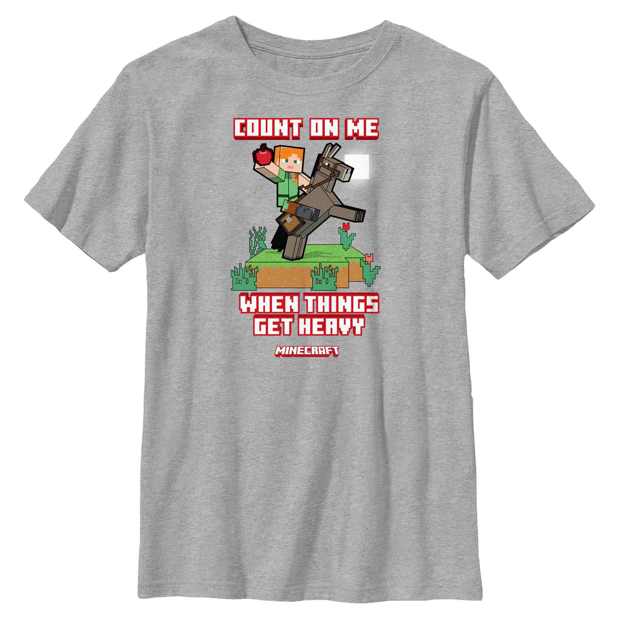 Boys Minecraft Count On Me T Shirt