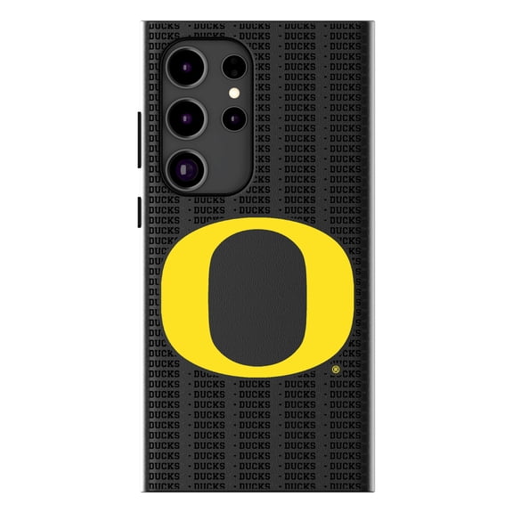 Keyscaper Oregon Ducks Text Backdrop Galaxy Magnetic Bump Case