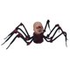 thumbnail image 4 of Escultura decorativa de araña de Halloween con luz de 47 pulgadas con ojos rojos realistas Estilo A, 4 of 9