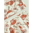 thumbnail image 5 of Toddler Kids Girls Summer Outfits Bull Head Floral Print One Shoulder Tank Tops and Casual Elastic Flared Pants Set, 5 of 6