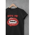 thumbnail image 5 of Old Glory Juniors Halloween Vampire Bite Me Short Sleeve Graphic T Shirt, 5 of 6