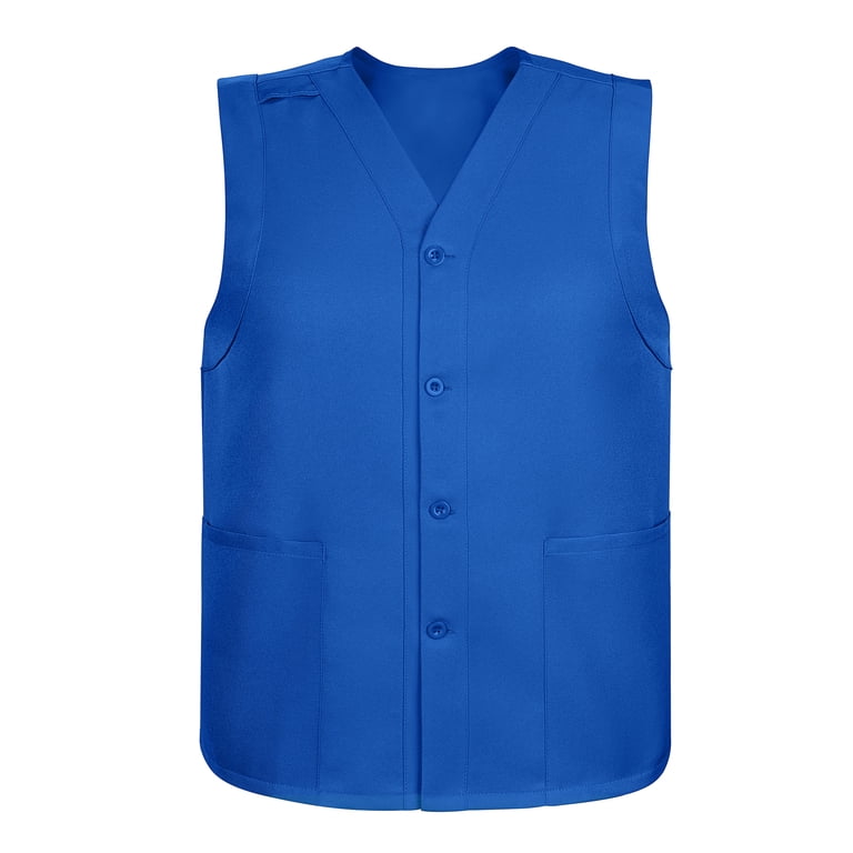 Toptie Unisex Essential Work Vest Supermarket Clerk Volunteer Vest