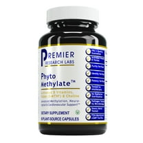 Premier Research Labs Phyto Methylate - B Vitamin Supplement - Supports Methylation, Detox, Brain & Heart Health - 5-MTHF & P5P - 60 Plant-Source Capsules