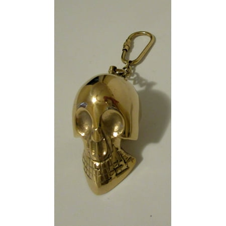 - Solid Brass Skull Themed Key Chain