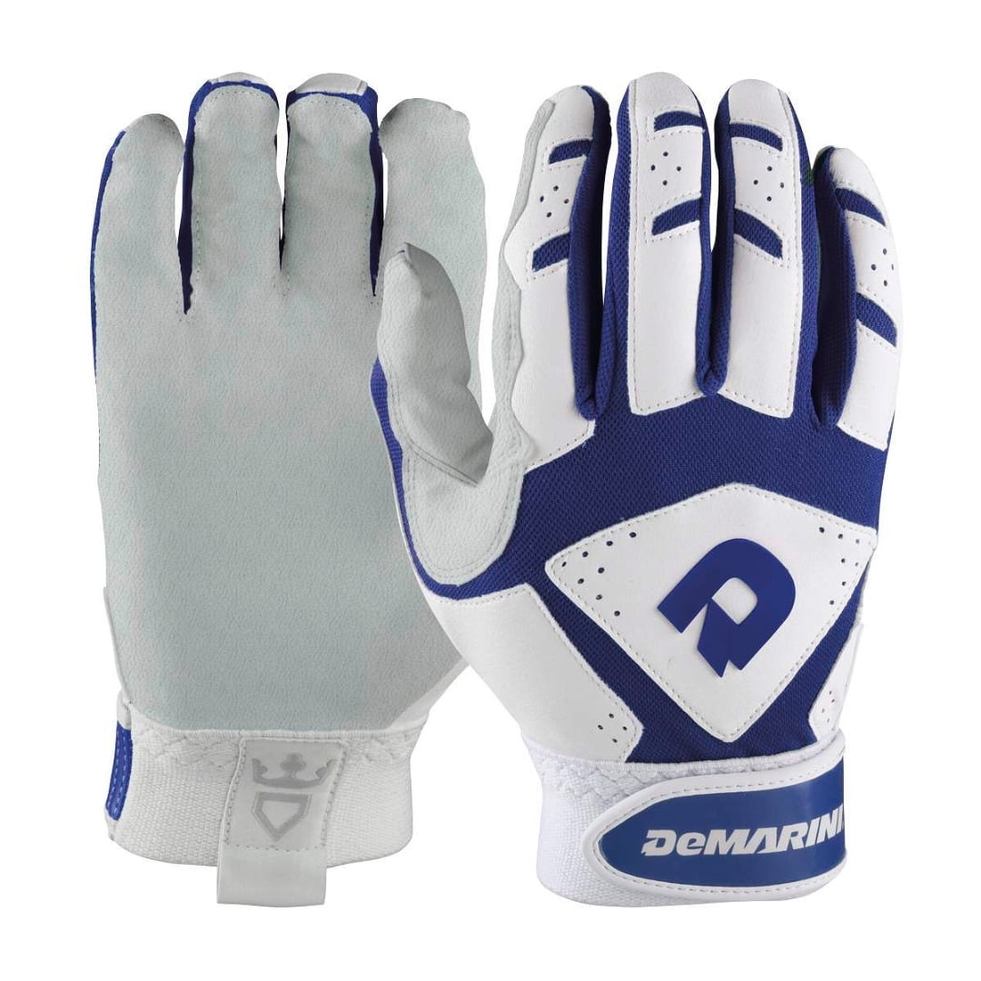 DeMarini Adult Uprising Batting Gloves, Royal, Medium
