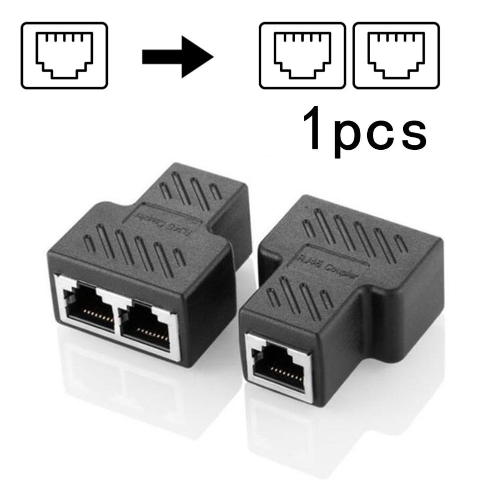 RANMEI LAN 1 To 2 Bidirectional Splitter CAT 6a Network Cable Connector