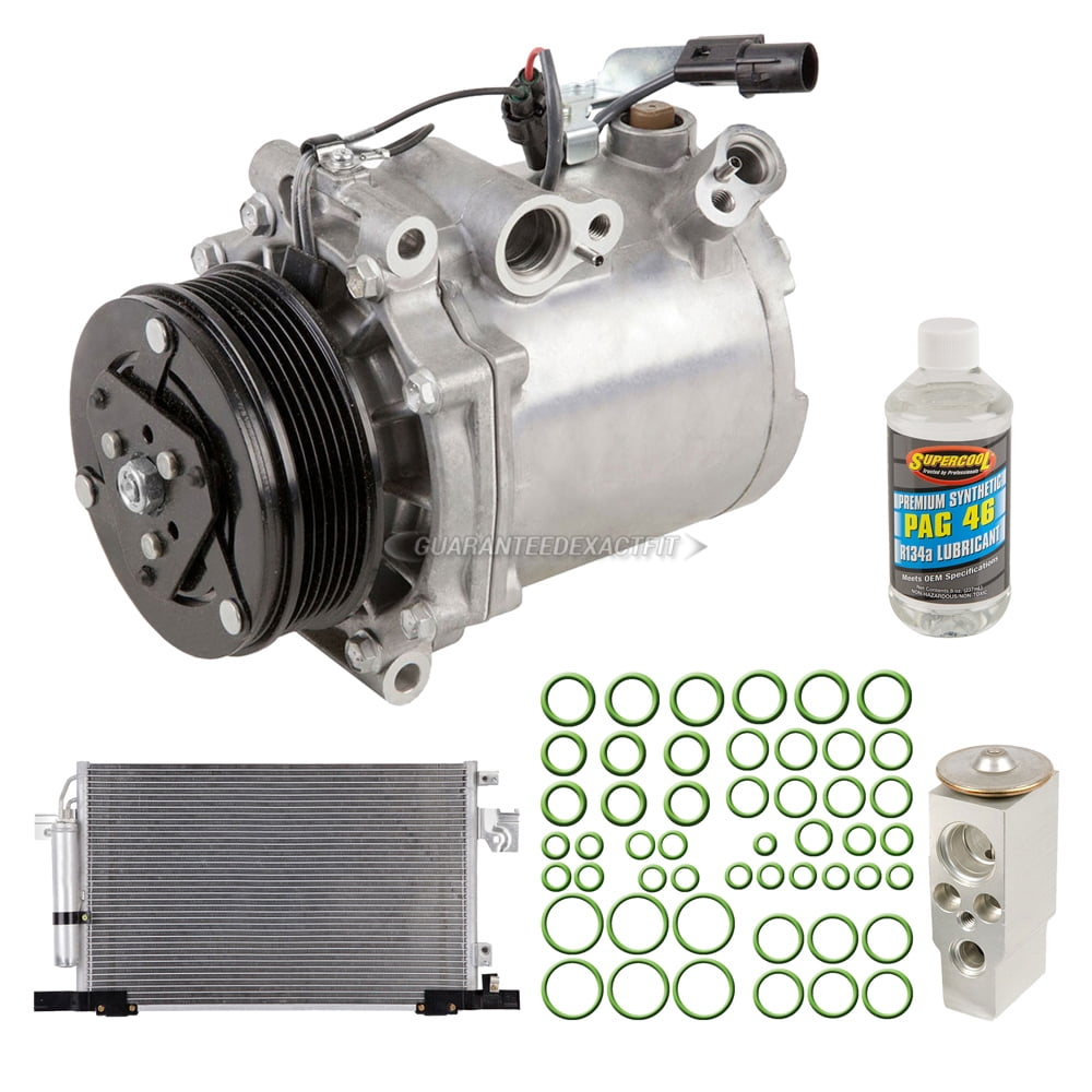 OEM AC Compressor w/ Condenser Drier For Mitsubishi Outlander 2007