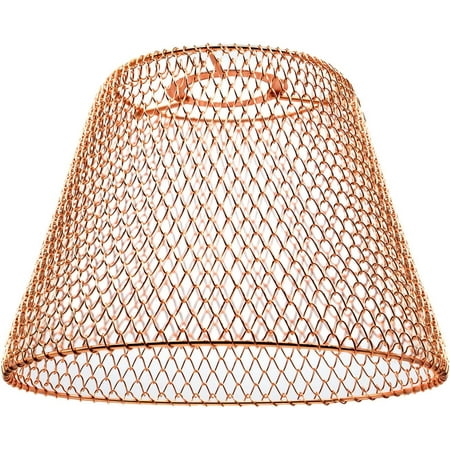 

Metal Retro Mesh Industrial Pendant Light Shade/Corridor Light LampShade(Black-2P).Fits E26/E27Light Socket.topφ4.3 ×bottomφ8.3 ×H 6.3 ×1.65 Mounting Holes(Bulb and Base not Included)