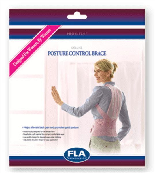 FLA Orthopedics Posture Control Brace for Women, Rose, Medium