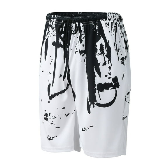 Aayomet Running Shorts For Men Men's Camo Cargo Shorts Relaxed Fit Multi-Pocket Outdoor Camouflage Cargo Shorts Cotton,White L