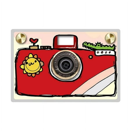 Image of Paper Shoot Camera | Case Only - (Multiple Designs) Red Hand Drawn