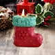 thumbnail image 4 of Regalo de media navideña con velas aromáticas con aromaterapia | Cera de soja, fragancia floral romántica, quemadura duradera, verde rojo decorativo, 104g, vela navideña para relajarse en casa, 4 of 6