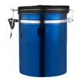 thumbnail image 2 of Bote de café de seguimiento de fecha de 1500 ml con válvu para preservar de los alimentos herméticas Tapa hermétic Azul Baoblaze Bote de café hermético, 2 of 8