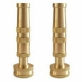 thumbnail image 4 of Boquillas de latón macizo para manguera, ajustables de 3/4", incluyen 10 arandelas de goma, ideal para jardín, paquete de 2 unidades., 4 of 6