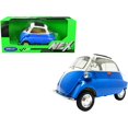 thumbnail image 1 of BMW Isetta azul y blanco \ NEX Models \ 1/18 Diecast Model Car de Welly "" " Welly 24096bl, 1 of 1