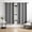Black Stripe, variant on Black and White Vertical Stripe Blackout Curtains, Modern Minimalist Striped Drapes, 100% Light Blocking, Thermal Insulated & Noise Reducing Curtains, Grommet Top 42 x 63 Inches, 2 Panels