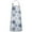 Blue and White, variant on Brown Boho Abstract and Plant Pattern Apron-Garden Aprons for Women with Pockets-Cotton Linen Waterproof Kitchen Cooking Gardening Aprons Adjustable for Kitchen,Cooking,BBQ and Salon 33x27 Inch