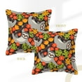 thumbnail image 3 of Bingfone Decorative Pillow Covers 20"X20" Sloth On The Branch Couch Pillow Cases Modern Farmhouse Covers For Couch Sofa Bed, 3 of 9