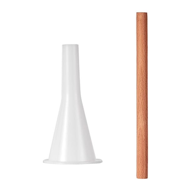 Tubo de relleno con varilla de madera, accesorio de cocina, herramienta de llenado portátil para el hogar 155 cm x 75 cm