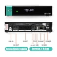 thumbnail image 4 of V8X DVB-S/S2/S2X Digital Satellite Receiver Full HD 1080P HEVC Built-in WiFi Support CA Card TV Receiver 2.4G WIFI (), 4 of 5