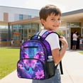 thumbnail image 4 of Jeiento Lightweight 13.5 Inch Toddler Backpack for 3-5 Year Old Girls, Galaxy Butterfly Preschool Kids School Bag with 5 Pockets & Adjustable Shoulder Straps, 4 of 7