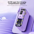 thumbnail image 5 of Kieccall Camping And Hiking New Fast Charging PD22.5W Mini 20000 MAh With Cable Transparent Cell Phone Charging Treasure Mobile Power, 5 of 8