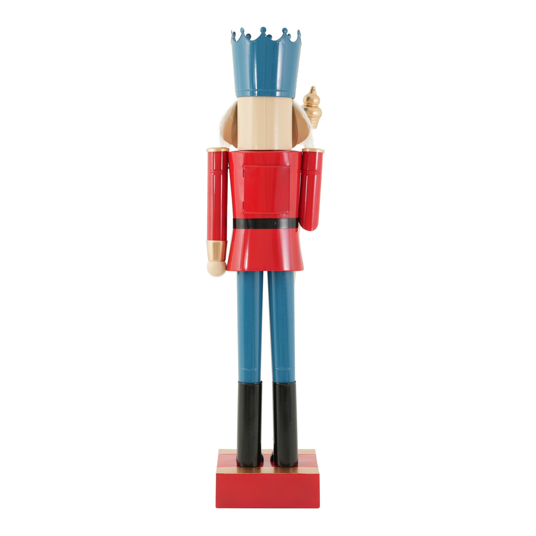 Christopher Knight Home 64" Iron King Nutcracker Soldier with Scepter, Ornament Christmas Decoration