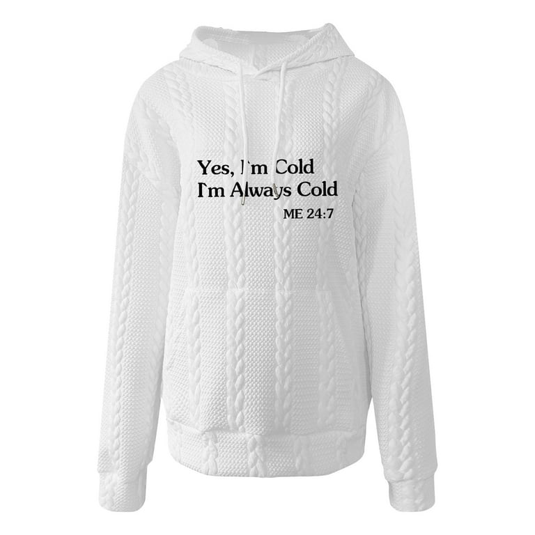 Long Sleeve Cold Shoulder letter Sweatshirt Hoodies