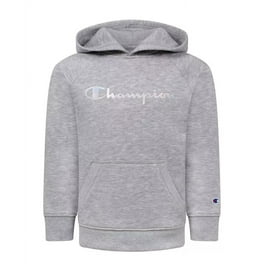 Champion Girl s Long Sleeve Classic Rainbow Graphic Logo French Terry Hoodie Black 8 Walmart