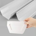 Axio Rain Gutter End Cap Rain Gutter Downspout End Sealing Lid Gutter End Downspout Attachment
