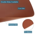 thumbnail image 3 of 4Pcs Faux Leather Placemats for Dinner Table, Drop-Shaped Mats Placemats Heat Resistant(Brown), 3 of 5