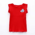 thumbnail image 2 of Girls Sleeveless Tank Top Casual Summer Tee Shirt Blend Basic Toddler Youth Clothes, 2 of 4