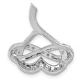 thumbnail image 3 of Real 14kt White Gold 1/2ct. Diamond Infinity and Heart Chain Slide; for Adults and Teens; for Women and Men, 3 of 4