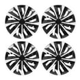 thumbnail image 2 of Wheel Hub Cover Set, 4PCS Protective 15 Inch Wheel Hubcap Scratch Resistant Anti Impact Wheel Rim Cover Universal  for Trucks, 2 of 7