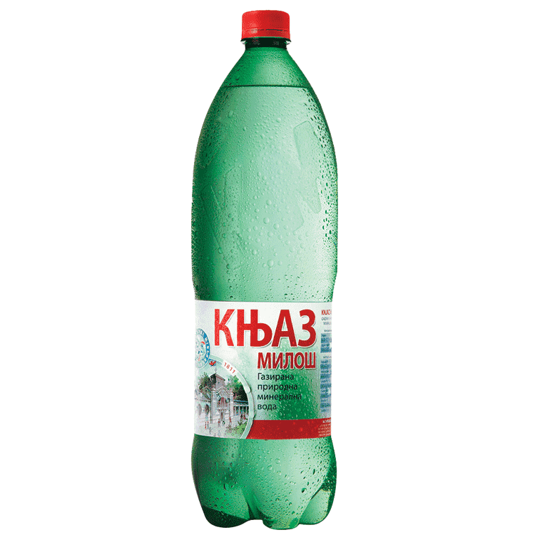 Knjaz Milos Mineral Water CASE (12 x 0.5 L) 12 pack by