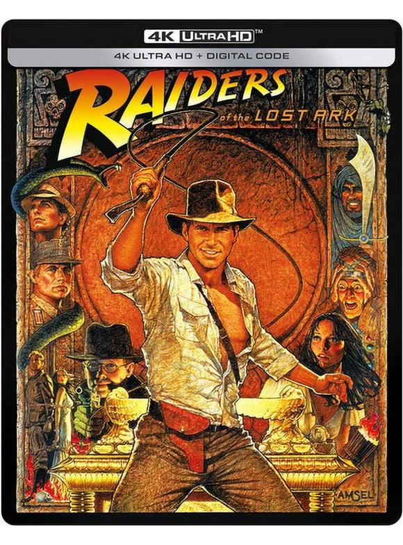 Indiana Jones and the Raiders of the Lost Ark (4K Ultra HD + Digital Copy) (Steelbook), Paramount, Action & Adventure