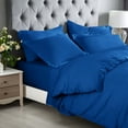 thumbnail image 4 of Superior 5-Piece Rayon From Bamboo Smoke Blue Sheet Set, Split King, 4 of 4