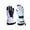 White, variant on CAIXIA Womens Winter Gloves Men's Ski and Snowboard Gloves for Winter Cold Weather with Touchscreen Compatible Fingers and Color Block Design,Red