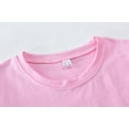 thumbnail image 4 of DDSOL Girls Easter Day Shirt Excavator Short Sleeves Cotton Tee Pink Size 7, 4 of 7