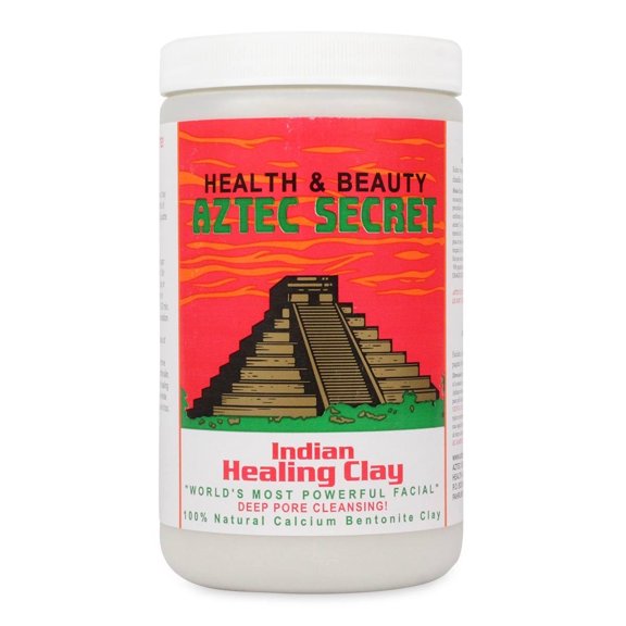 Aztec Secret Indian Healing Clay, Deep Pore Cleansing Facial & Healing Body Mask 16 oz (Pack of 3)