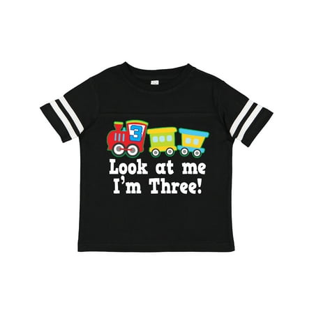 

Inktastic 3rd Birthday Train Outfit Gift Toddler Boy Girl T-Shirt