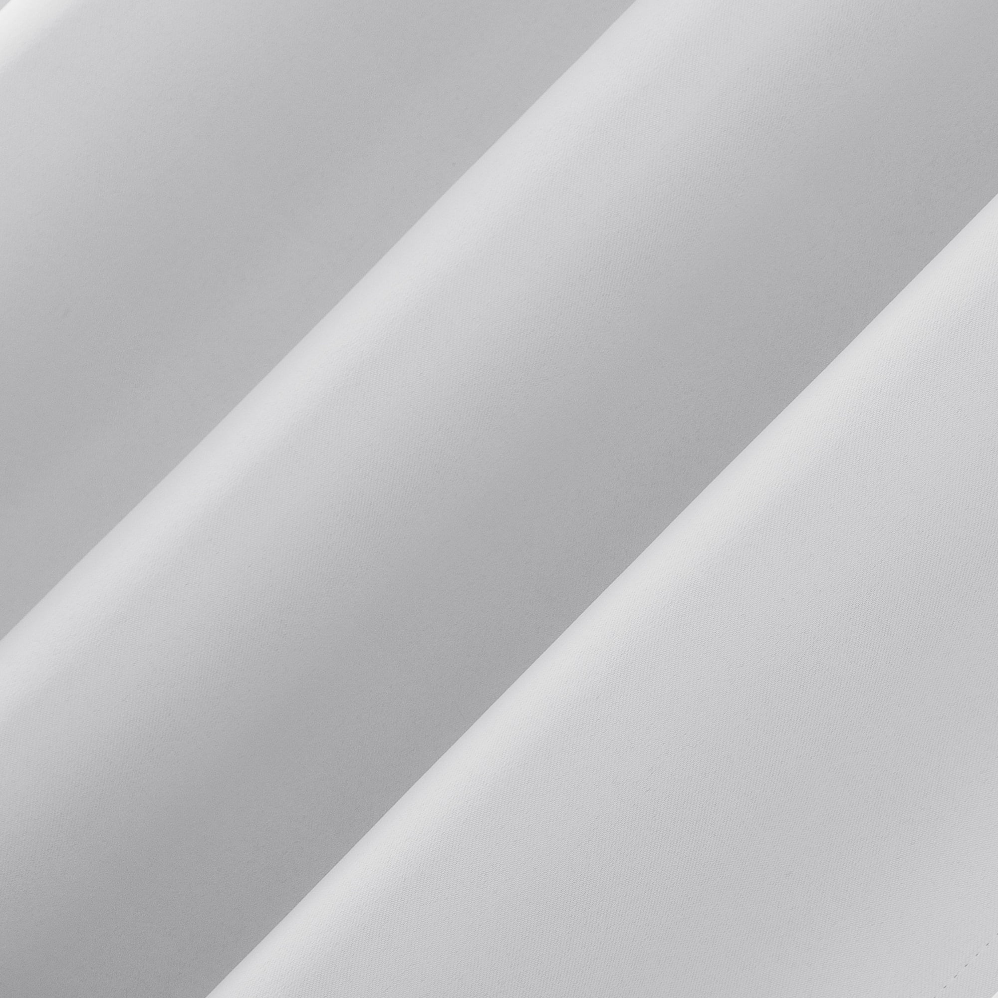 Sun Zero Randall Blackout Rod Pocket Curtain Panel, 37" x 63", White