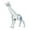Transparent and colorful, variant on ‌WYZCTTD 1pcs 4.7in Crystal Giraffe Figurines Ornament,Animal Ornament for Home Decor,Home Decorations for Birthday Gift ，Transparent and colorful