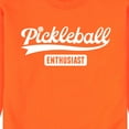 thumbnail image 3 of Instant Message - Pickleball Enthusiast - Men's Crew Neck Fleece Pullover, 3 of 7