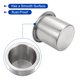 thumbnail image 3 of Uxcell 2 Pcs 304 Acero Inoxidable Drop-in Cup, 3.43" x 4.13" Soporte para Latas de Bebida, Inserto para Soporte de Mesa de Póker, Plata, 3 of 6