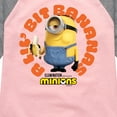 thumbnail image 3 of Despicable Me - A Lil Bit Bananas - Toddler & Youth Girls Raglan Graphic T-Shirt, 3 of 5