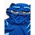 thumbnail image 4 of PJ Masks Boys' Little Gekko and Catboy Costume Hoodie Sweatshirt with Mesh Mask, Blue Short Sleeve, 5-6, 4 of 4