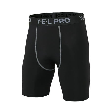 EFINNY Mens Skin Tights Quick-Dry Sports Apparels Compression Base Running Gym Yoga Sport Shorts