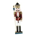 thumbnail image 2 of 14.96inch Nutcracker Ornament, Traditional Figurine Puppet Toy Nutcracker Figure for Desktop Cabinet Home Decoration Collection, 2 of 7